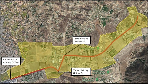 Map of Southern Wine Country Sewer