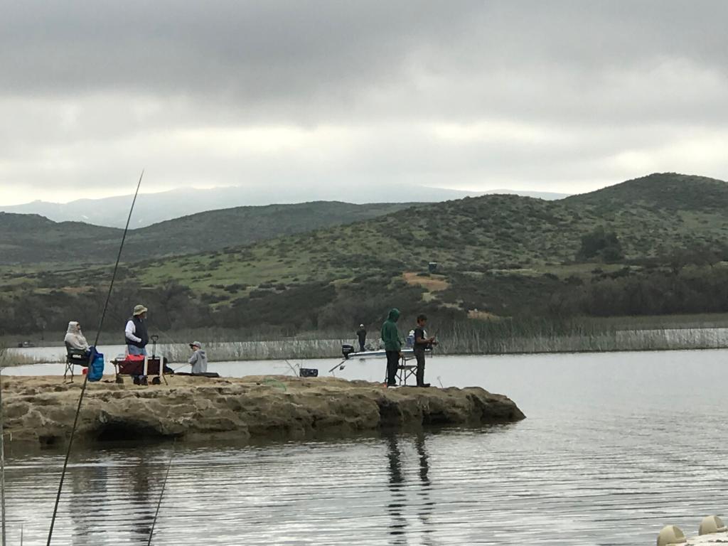 Morning fishing at Lake Skinner