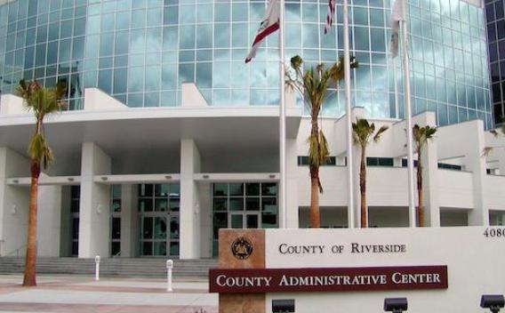 Exterior image of the County of Riverside County Administrative Center